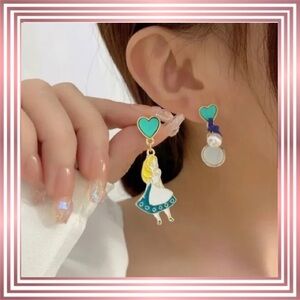 Alice Wonderland Coquette Kawaii Lolita Goth Teacup Mismatch Dangle
